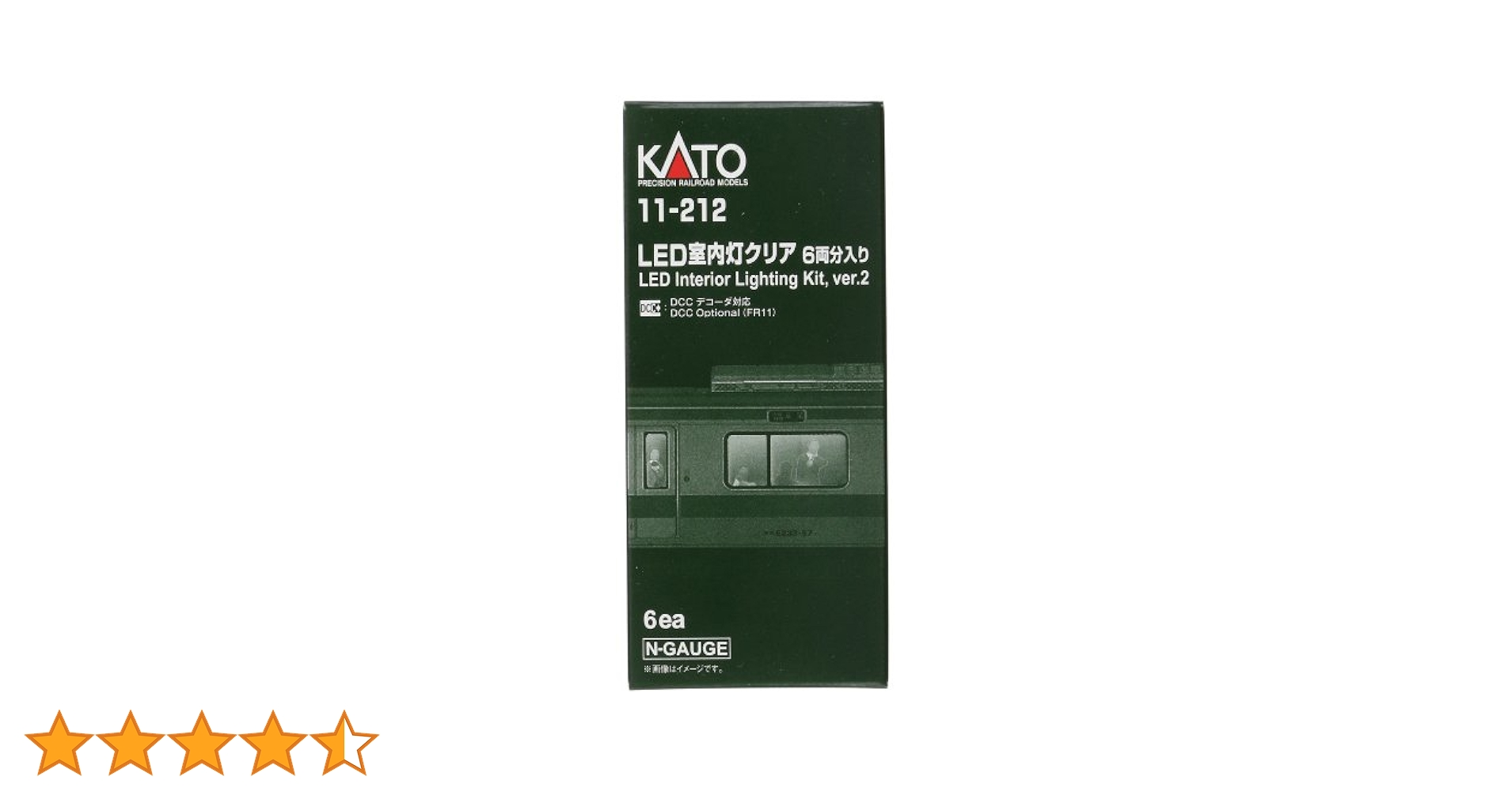 Amazon.co.jp: KATO Nゲージ LED室内灯クリア 6両分入 11-212